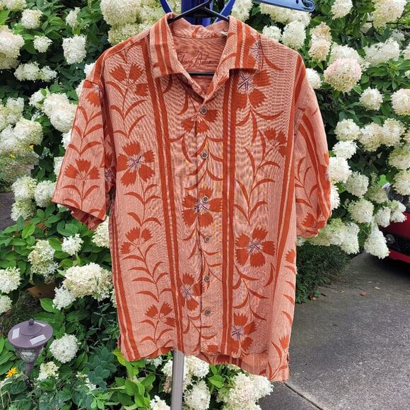 Tommy Bahama Other - Tommy Bahama Sienna Tencel Lyocell Floral Button Front Shirt size Large